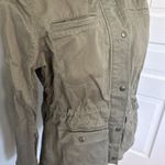 L.L. Bean Classic Utility Jacket Coat Olive Army Green Women's Size Medium Photo 1