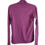Nike Running Purple Mock Neck Long Sleeve Active Shirt Size Medium Photo 6