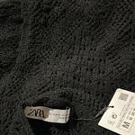 ZARA NWT  TEXTURED KNIT DRESS SWIM COVERUP CROCHET BLOGGERS FAVE MEDIUM Photo 4