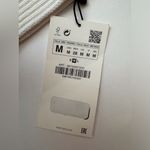 ZARA ‎ NWT Women’s White Ribbed Camisole Top Size M Photo 4