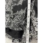 Nectar Clothing  Women's Romper Black Shorts Small Long Sleeve Sheer Surplice Photo 7