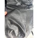 Bottega Veneta Tapered Leather Cargo Pants in Black Photo 13