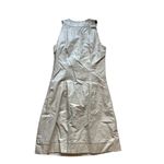 Worthington Beige Gold Sleeveless Linen Sheath Dress Embellished Women's Size 6 Photo 2