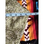 Believe Green Geo Chiffon Sleeveless Maxi Dress Size 12 Lace Straps Lined‎ Photo 9