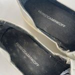 Rebecca Minkoff  Silver Leather Flats Size 7.5 Photo 6