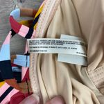 Anthropologie Mermaid Tan&Pink Chevron One Piece Swimsuit Sz.S Photo 11