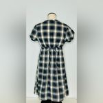 Converse One Star Black and White Plaid Grunge Skater Girl Babydoll Dress XS Photo 4