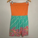 Lilly Pulitzer  Fleur Crash Landing Strapless Dress Size XS Photo 1