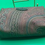 A HTF Rare ETRO Profumi small Makeup Canvas/leather Makeup Zip Coin Purse Bag Photo 4