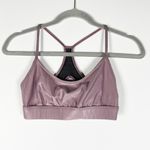 Koral Slate Infinity Mesh Racerback Athletic Work Out Sports Bra Purple Small Photo 0