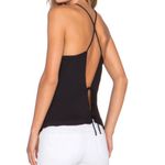 Krisa Revolve  Crossed Back Cami in Black Size Small‎ Photo 7