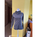 Reebok Women's Gray Heathered Cowl Neck Activewear Top Photo 1