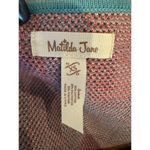 Matilda Jane Sweater Women XS Red Blue Once Upon A Time Steadfast Cardigan Photo 9