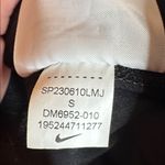 Nike Pro Dri-Fit Black Sleeveless Zip-Up Crop Top Size Small Photo 8