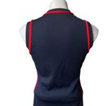 Tory Burch Sport Track Style Knit Sleeveless Dress, Sz S Photo 9