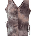 See You Monday  Purple Tie Dye Romper Size XL Hippie Boho Festival Photo 0