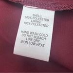 Lulus Burgundy Satin Maxi Dress Size XS NWT Wedding Pom Concert Party Pom Red Photo 10