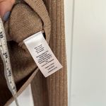 Talbots gold metallic ribbed vneck cardigan sweater m Photo 4