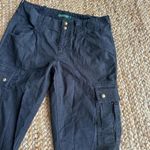 Ralph Lauren  black workwear gorpcore granola cargo pants 100% cotton Photo 3