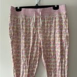 Little Sleepies Pastel Rainbows Women’s Pajama Pants in Baby Pink Size Large Photo 3