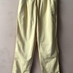 Vintage Land's End Light Yellow High Waisted Straight Leg Pants Size 10 Reg EUC Photo 8