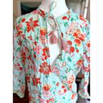 J.Crew FACTORY Small PRINTED BEACH CAFTAN COVER UP DRESS WITH TASSELS Photo 1