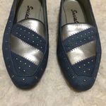 Socialite 🌺 3/$20 SALE Denim Studded Slip Ons 6.5 Photo 1