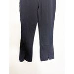 Alo Yoga Alo Airbrush High-Waist Flutter Cropped Leggings Size XS Black Split Flare Hem Photo 7