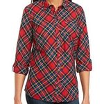 kim rogers  Roll Tab Woven Shirt Photo 0