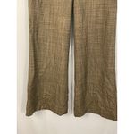 The Limited  Cassidy Fit Women's Brown Plaid Wool Blend Trousers Pants Size 6 Y2K Photo 2