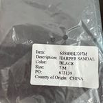 Classique Harper Black Women's Size 7 Stretch Upper 1 1/4" Heel Sandals New Photo 9