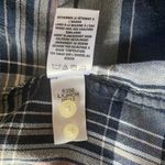 Aeropostale women's M black pink and white long sleeve collared plaid shirt Photo 10