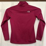The North Face Womens Size Medium Pink Long Sleeve Athletic 1/4 Zip Fleece Lined Photo 1