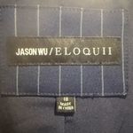 Eloquii JASON WU x  Pinstripe Belted Blazer Navy Blue size 18 Workwear Office Photo 4