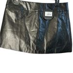White Fox Boutique  Black PU Mini Skirt Photo 1