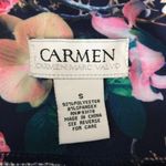 Carmen Marc Valvo  floral body-con fitted skirt small Photo 5