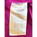 Amur Chara Ruffle Evening Gown in Purple Sangria 4 Womens Long Maxi Dress Photo 8