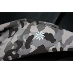 Athleta Advance Camo Sports Bra High Impact Padded Racerback Black Gray Size 38C Photo 2