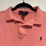 Vintage 90s Women’s Sz: Large Polo Sport Ralph Lauren Coral Polo Top. Orange Photo 9