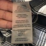 Alice + Olivia  black and white plaid button down Photo 4