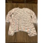 Solitaire  by Ravi Khosla duster Cardigan Sweater Fuzzy Knit Multicolor retro M Photo 4