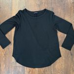 ILIAD USA MATERNITY black long sleeve maternity tee shirt, size L Photo 1