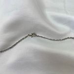 Silver Yellow Witchy Intricate Oval Stone Pendant Necklace Photo 4