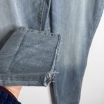  So Slimming Girlfriend Slim Leg Ankle Jean Raw Hem Size 10 Chico's 1.5 Photo 5