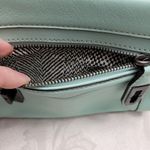 Rebecca Minkoff Mint Leather & Chain Crossbody * Flawed * Photo 4