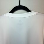 Adidas  Womens Primegreen V-Neck Shirt White Base Layer Long Sleeve Stretch Large Photo 8