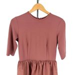 JessaKae Eiffel Midi Dress in Rosewood 3/4 Sleeves Tiered Skirt size Small NWT Photo 4