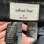 Wilfred Free Adrienne Faux Leather Black Pant SZ 0 Straight Slim Leg High Rise Photo 15