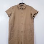 Universal Standard Stretchy Jumpsuit Wide Leg Front Pockets Collared Photo 2