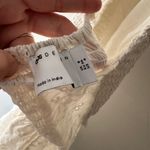 ASOS  Cream Crochet Halter Mini Beachy Mini Dress Eyelet Details Photo 6